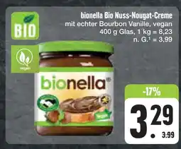 E-Center Bionella bio nuss-nougat-creme Angebot
