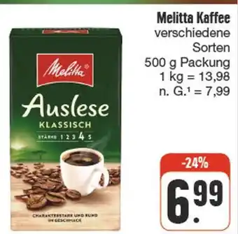 nah & gut Melitta auslese klassisch Angebot