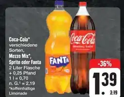 E-Center Coca-cola mezzo mix Angebot