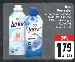 E-Center Lenor weichspüler Angebot