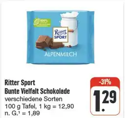 nah & gut Ritter sport bunte vielfalt schokolade Angebot