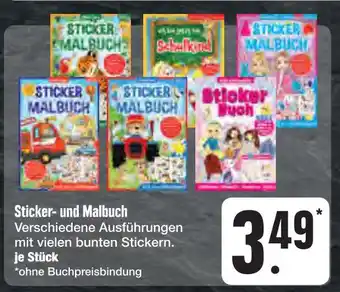 E-Center Sticker- und malbuch Angebot
