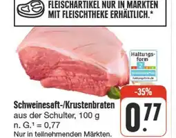nah & gut Schweinesaft-/krustenbraten Angebot