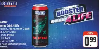 nah & gut Booster energy drink 4 life fusion Angebot