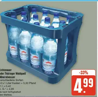 nah & gut Lichtenauer lichtenauer oder thüringer waldquell mineralwasser Angebot