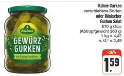 nah & gut Kühne kühne gurken verschiedene sorten Angebot