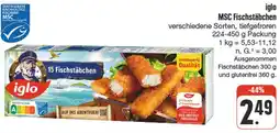 nah & gut Iglo msc fischstäbchen Angebot