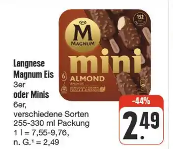 nah & gut Langnese magnum eis Angebot