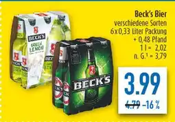 diska Beck's beck's bier Angebot