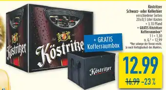 diska Köstritzer schwarz- oder kellerbier Angebot