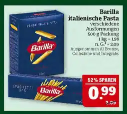 Marktkauf Barilla italienische pasta Angebot