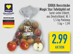 diska Edeka herzstücke magic star tafeläpfel rot Angebot