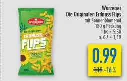 diska Wurzener erdnuss flips Angebot