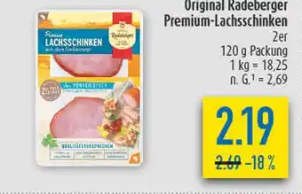 diska Radeberger original radeberger premium-lachsschinken Angebot