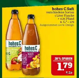Marktkauf Hohes c milder apfel Angebot