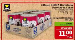 Marktkauf Edeka herzstücke pastete für hunde Angebot