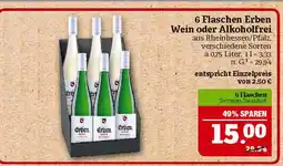 Marktkauf Erben wein oder alkoholfrei Angebot