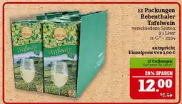 Marktkauf Rebenthaler tafelwein Angebot