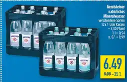 diska Gerolsteiner mineralwasser Angebot