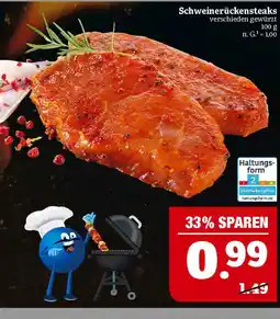 Marktkauf Schweinerückensteaks Angebot
