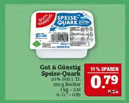 Marktkauf Gut & günstig speise-quark Angebot
