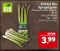 Marktkauf Edeka bio spargel grün Angebot