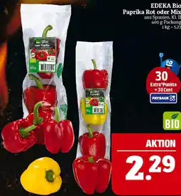 Marktkauf Edeka bio paprika rot Angebot