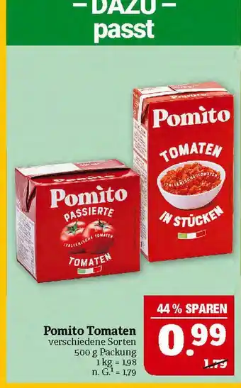 Marktkauf Pomito tomaten Angebot