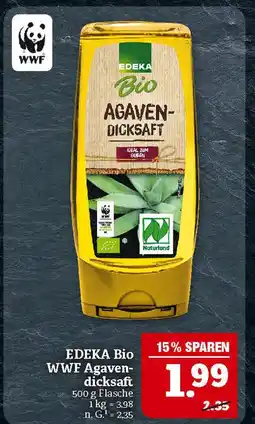 Marktkauf Edeka wwf agavendicksaft Angebot