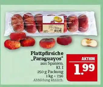 Marktkauf Plattpfirsiche paraguayos Angebot