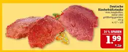 Marktkauf Deutsche rinderhüftsteaks Angebot