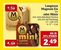 Marktkauf Langnese magnum eis Angebot