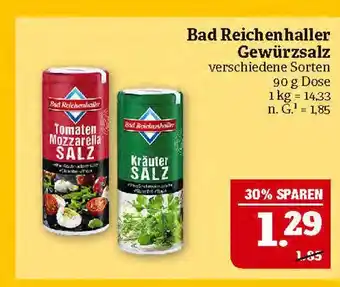 Marktkauf Bad reichenhaller tomaten mozzarella salz Angebot