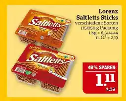 Marktkauf Lorenz saltletts sticks Angebot