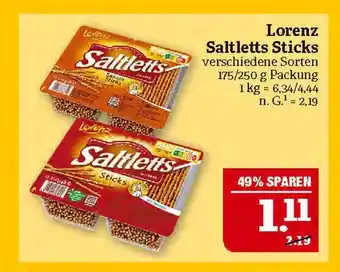 Marktkauf Lorenz saltletts sticks Angebot