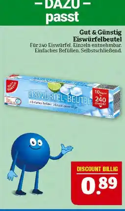Marktkauf Gut & günstig eiswürfelbeutel Angebot