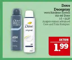 Marktkauf Dove deospray Angebot