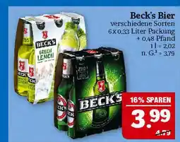 Marktkauf Beck's beck's bier Angebot