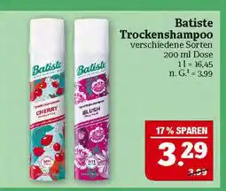 Marktkauf Batiste trockenshampoo Angebot