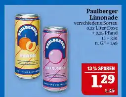 Marktkauf Paulberger limonade Angebot
