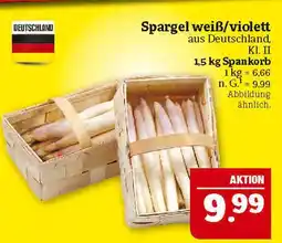 Marktkauf Deutschland spargel weiß/violett Angebot