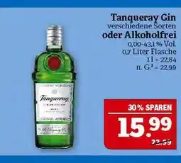 Marktkauf Tanqueray tanqueray gin Angebot