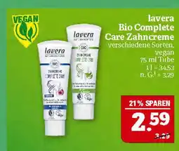 Marktkauf Lavera bio complete care zahncreme Angebot