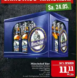 Marktkauf Mönchshof mönchshof bier Angebot