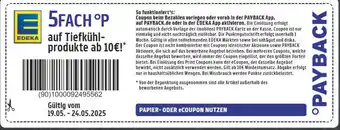 Edeka Payback 5 fach punkte Angebot