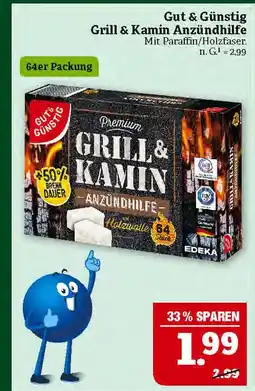 Marktkauf Gut & günstig grill & kamin anzündhilfe Angebot