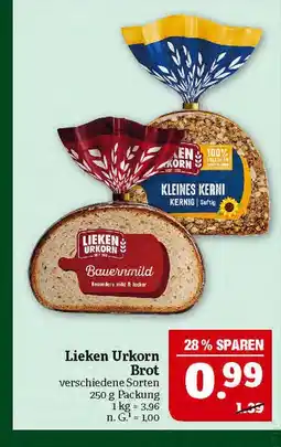 Marktkauf Lieken urkorn brot Angebot