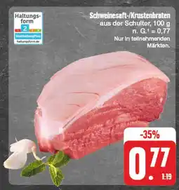 Edeka Schweinesaft-/krustenbraten Angebot