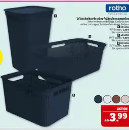 Marktkauf Rotho wäschekorb oder wäschesammler Angebot