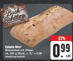 Edeka Back-schätze ciabatta olive³ Angebot